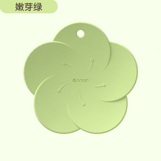 DFMEI 锅垫隔热垫家用硅胶餐桌垫防水防油杯垫碗垫盘子垫耐高温防烫, 1個, 嫩芽绿
