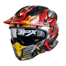 JPX 헬멧 MX-726R 오픈페이스 풀페이스 바이크 오토바이 모듈러 DOT ECE, 15.MX 09 유광