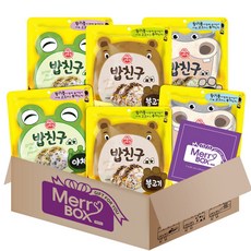 오뚜기밥 밥친구 3종 세트 {불고기2+야채2+김자반2}+메세지카드, 33.3g, 1박스