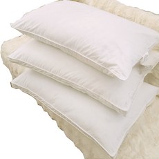 LUST 羽絨枕 五星飯店專用 柔軟透氣舒適 多種高度可選, 100%天然【單品-羽毛枕】, 1個