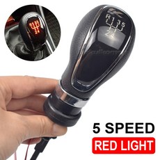 LED 5 6 속도 자동차 기어 시프트 노브 수동 핸들 헤드 레버 Vauxhall Buick Opel Astra Insignia 2009 2010 2011 2012 2013, [01] Red Light 5 Speed, 없음, 1)Red Light 5 Speed