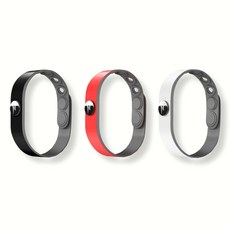 스마트덕 정전기 방지 팔찌 완화 밴드, 1개, 루비레드