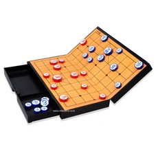 어린이 장기판 세트 중형 양면 자석게임 초등학생 배우기, 혼합색상, 1개