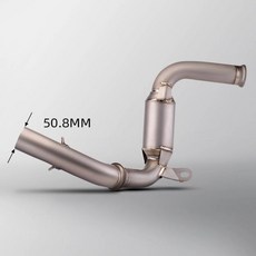 오토바이 배기 커넥터 튜브 미드 링크 파이프 슬립온 시스템, 1. TYPE-C, A. 여러 조각