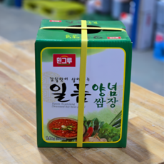 양념장 식당 전용 쌈장 흰그루 14kg 대용량 업소용, 1개