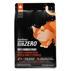 Nutrience 黑鑽頂級無榖貓凍乾糧-無穀配方、嗜口性佳、亮麗毛髮, 1.8kg, 1個, 火雞