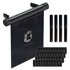 믿추 헤드레스트 차량용쓰레기통 휴지통 리필봉투, 뒷좌석 쓰레기통+리필봉투80매(4롤), 3세트