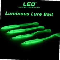 야광 소프트베이트 웜 야간낚시 루어낚시, 15cm (4개)