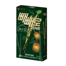 빼빼로 청수당 말차, 37g, 6개