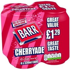 Barr 바르 체리에이드 소프트 드링크, 2개, 330ml