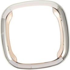 센스 화면 보호필름 전기도금 시계 케이스 전면 커버 스마트워치 프레임 보호대 가벼운 개인 스타일, Silver