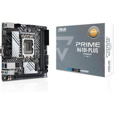 ASUS Prime H610I-PLUS-CSM 인텔® H610 LGA 1700 DDR5 5600 PCIe 4.0 M.2 슬롯 인텔® 1Gb 이더넷 디스플레이포트 HDMI™, PRIME|Mini-ITX, H610I-PLUS|DDR5