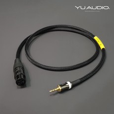 YU AUDIO 3.5mm 轉 XLR 音訊線, 1個, 1米, 1米
