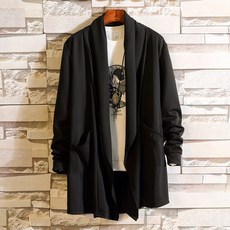 【潮胖穿搭】大碼開衫外套男士披風外套，秋季連帽開衫，大尺碼運動休閒寬鬆加肥加大碼