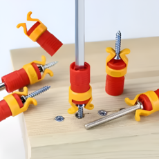 (이벤트) 플라스틱 나사 피스 고정 홀더 1개, (이벤트)플라스틱나사고정홀더1p