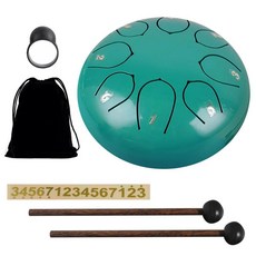 노트 부채 드럼 가방 스틱 레인 악기 엔터테인먼트 명상 요가 선 선물, 1개