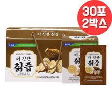 자연산 지리산 진한 칡즙 선물용 고급케이스 30일분, 60개, 70ml