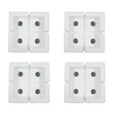 스티로폼 모서리 보호대 10cm x 10cm 두께 2.5cm 낱개16개, 1세트