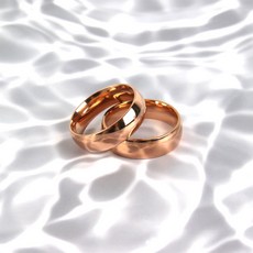 로즈골드 써지컬스틸 반지 악세사리반지 남자반지 남녀공용반지