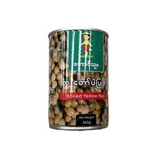 미얀마 완두콩 보일드 옐로우 피 / Myanmar Boiled Yellow Pea, 1개, 363g