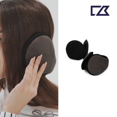 커터앤벅 남성 와펜 퍼 방한 귀마개 - CBM4WGE851, 블랙, 1개