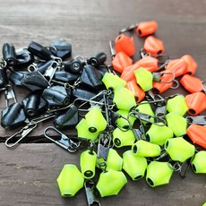 바다낚시 고급형 막대찌 찌홀더 고리 전유동 홀더, 10개, 그린