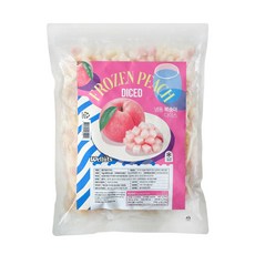 웰루츠 국내산 냉동 백도 복숭아 다이스, 1개, 1kg