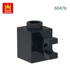 Wange 200 개/몫 60476 수정 된 1x1 클립 블록 Moc 컬러 액세서리 벽돌 DIY 어린이 장난감 부품과 호환 가, 01 200pc, 11 트랜스 다크 핑크