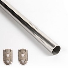 스텐 파이프 옷봉 옷걸이봉 소켓세트, 16파이-1000mm