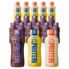 랩노쉬 프로틴 드링크 퍼펙트 초코 12개입 + 바나나 6개입 + 곡물 6개입 (24개입), 24개, 350ml