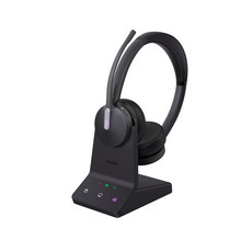 Yealink 헤드셋 1208674 WH64 듀얼 팀 DECT 하이브리드 무선 헤드셋 소매