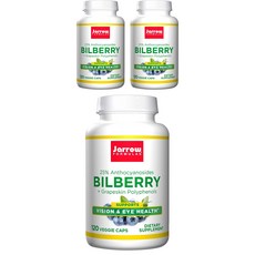 Jarrow 賈羅公式 藍莓多酚素食膠囊 280mg, 120顆, 3罐
