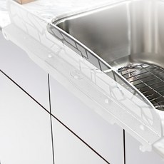 AcaciaLiving PVC水槽擋水板, 1個, 半透明