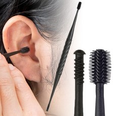 일본 양방향 귀이개 부드러운 실리콘귀이개 귀파개, 1세트, 1개입