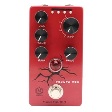 모스키 이펙트 페달 킹 랫 퍼즈 디스토션 오버드라이브 기타 마크맨 액세서리, 11 CRUNCH PRO, 1개