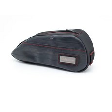 【速度公園】RideNow 回收內胎上管包 粉/黑 也可當車架包.三角包 防水 綁帶安裝, 1個, 黑色, 黑色