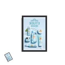 렌콩 LED 라이트패널 벽걸이형 A2 STL-07BK 스탠드라이트패널 광고게시판 광고판입간판, 1