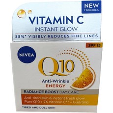 니베아 큐텐 플러스 비타민C 에너지 데이 크림 SPF15 NIVEA Q10 Plus C Energy Day Cream SPF15 400ml, 1개