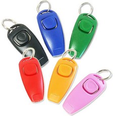 펫트레이닝 클리커 휘슬 (색상임의) 애견훈련용품, 1개