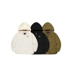 LEE 레귤러핏 다이아퀼팅 후드 패딩 점퍼 LK2403JU07 351629
