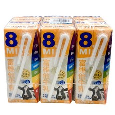 光泉牛奶 光泉牛乳 光泉高鈣牛乳 光泉高鈣牛奶, 6個裝, 富維他牛乳/保久乳 200ml*6瓶, 200ml