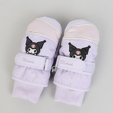 三麗鷗酷洛米反手冬季防寒拇指手套 幼兒兒童小孩女童嬰兒羽絨防水