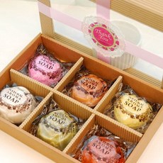 천연비누선물세트 추석 설날 명절선물 스승의날선물, 7)행운엽전6구