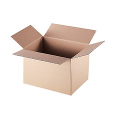 TLB 골판지 택배박스 400 x 400 x 300 mm 15장 BA골 로터리, 15개, 황색