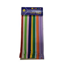 칼라지퍼 10색 27cm, 1개