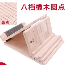 優選精品木製拉筋板/拉筋凳，家用瘦腿斜踏板，小腿拉伸器，健身木拉筋神器, 八檔橡木平板+圖+腳跟布