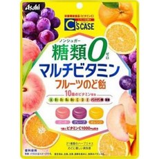 アサヒ 일본직구 아사히 그룹 식품 씨케이스 당류0 종합비타민 목캔디 72g×4개입, 사이즈, 72g, 4개