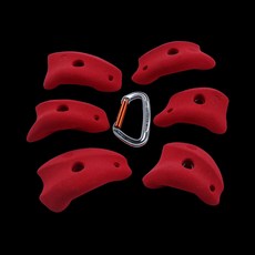 클라이밍 돌 암벽등반 파츠, PU 레드