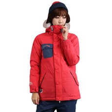 슈가포인트 여성 보드복/스키복 두터운 패딩 자켓 탈부착모자털 Debby J
