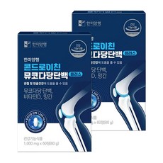 한미양행 콘드로이친 뮤코다당단백, 2개, 60정